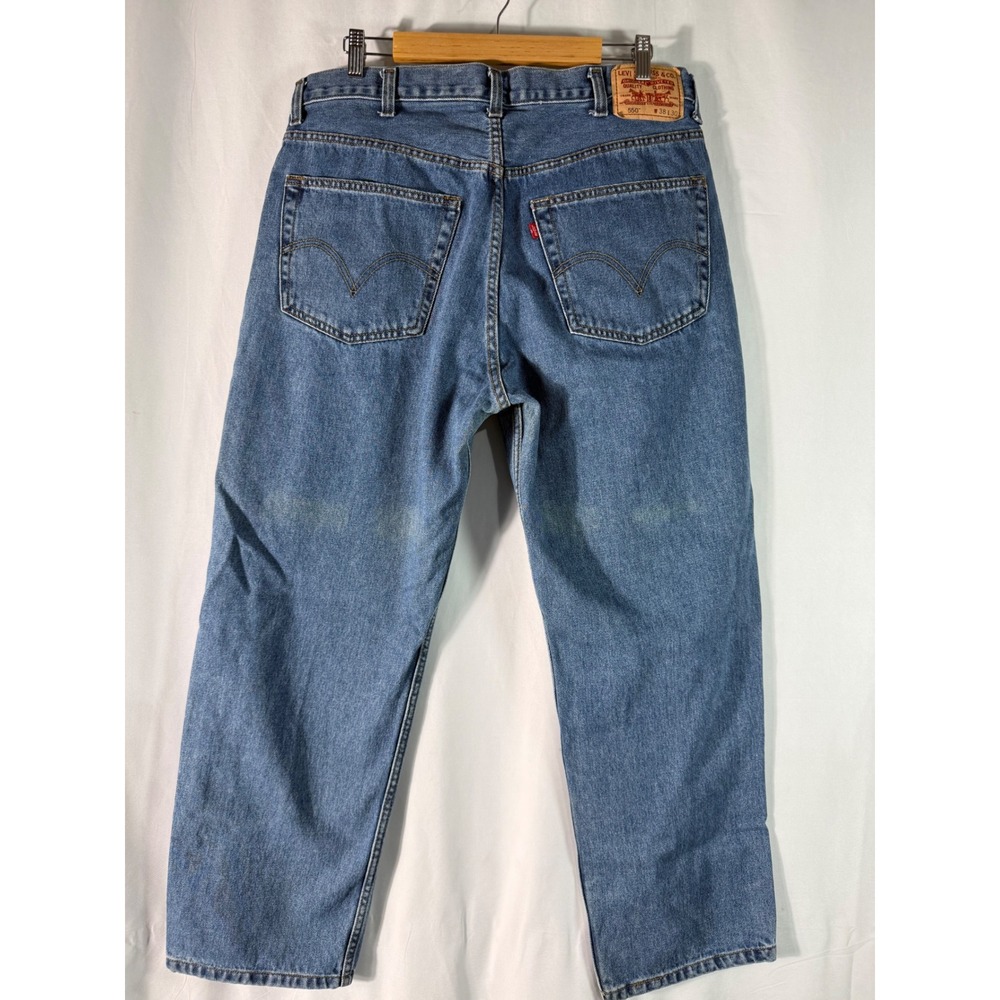 Levis‎ 550 Relaxed Fit Mens Jeans 38x30 Blue Denim Medium Wash 00550-4891 - Picture 7 of 14